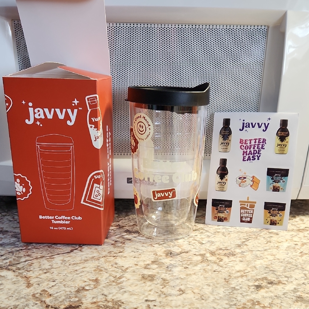 Javvy Coffee Tumbler with Lid